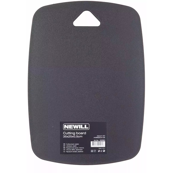 Griesanas delitis plastmasas 35 x 25 x 0.5 cm melns 4744561014323
