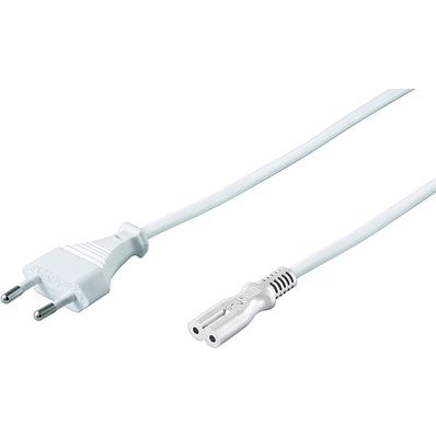 Kabel zasilający MicroConnect Power Cord Notebook 1.5m White - PE030715W