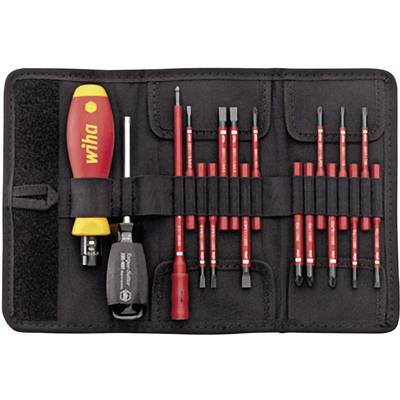 Kezdő csavarhúzó készlet, 18 részes, Wiha SlimTorque 36791