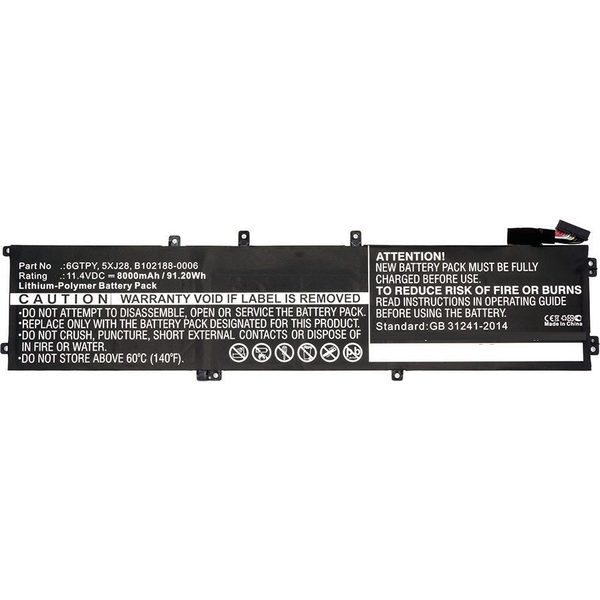 CoreParts MBXDE-BA0090 ricambio per laptop Batteria