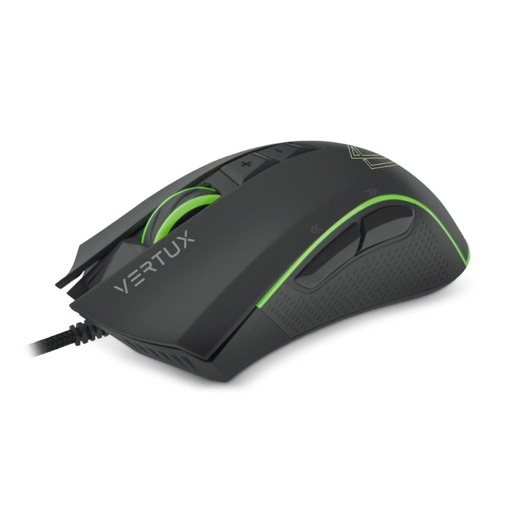 Vertux Rodon Gaming egér 12000 DPI fekete (Rodon)