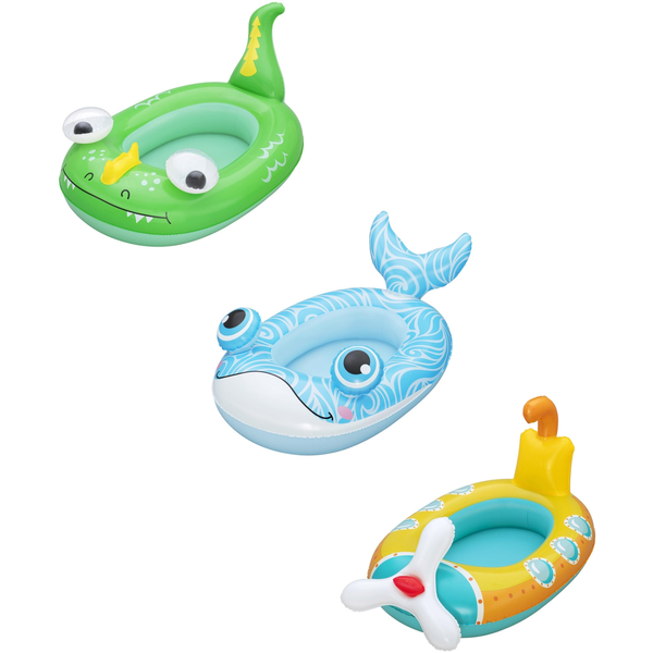 Bestway 34213 galleggiante per nuoto da bambini Cloruro di polivinile (PVC) Colori assortiti Barca da bambino