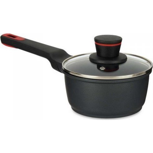 Cazo Con Tapa Molten Negro Aluminio (ø 16 Cm)