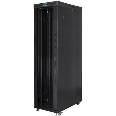 Stojanová Skříň do racku 19 palců 47U 800x1200mm, skleněné dveře LCD (FLAT