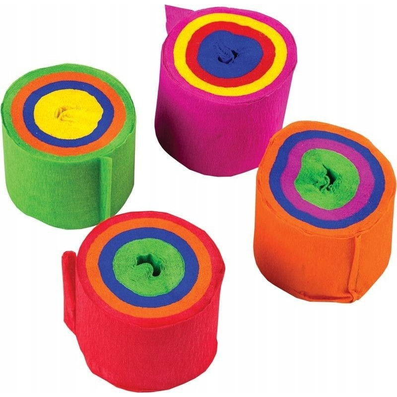 Kreatív krepp dekorszalag Centrum 3,5mmx10m 4db-os klt. (80314)