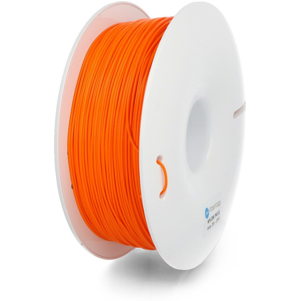 Fiberlogy PA12-ORANGE-175-075 NYLON PA12 3D nyomtatószál PA12 vegyileg ellenálló, hőálló 1.75 mm 750 g Narancs 1 db (FLA-25002)