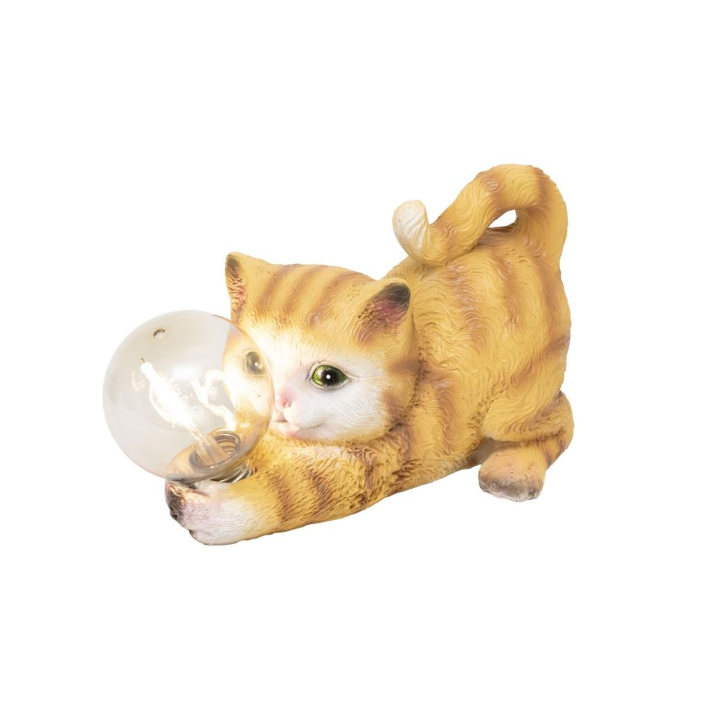 Somogyi Home napelemes kerti lámpa: macska villanykörtével (MX649M) (MX649M)