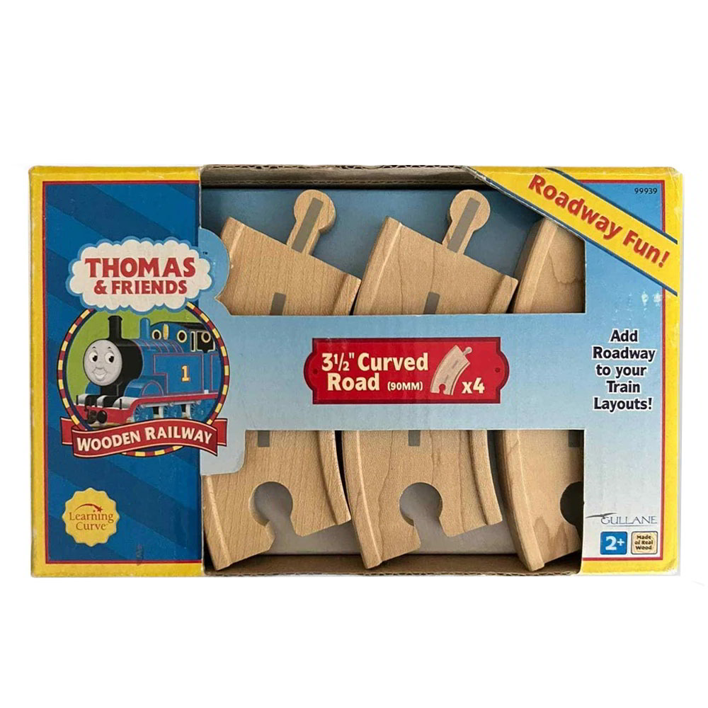 Fisher Price Thomas és barátai: Fa vonatpálya kanyar szett (LC99939)