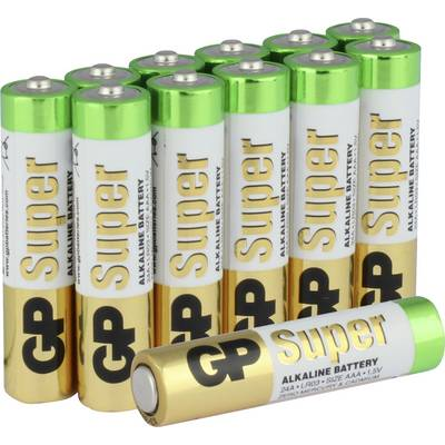 Alkaline Battery Aaa 1.5 V Super 12-pack