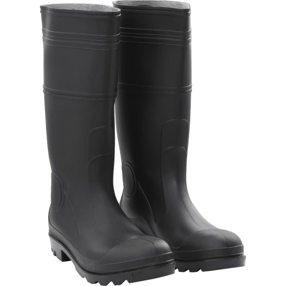 fekete PVC 44-es esőcsizma (137593 VidaXL)