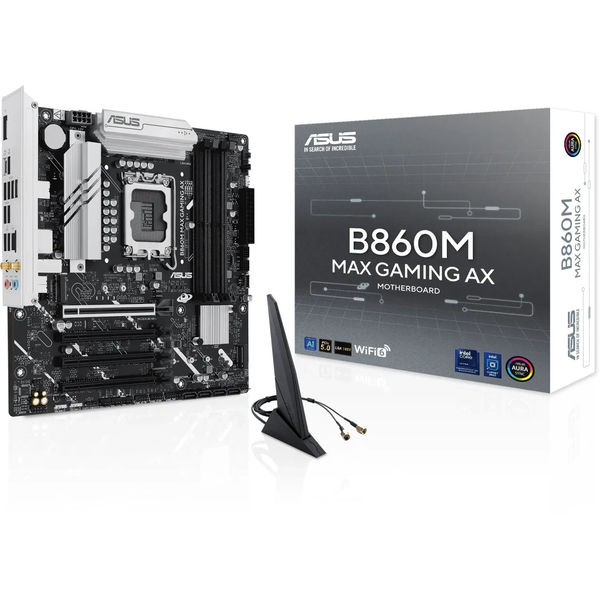 ASUS B860M MAX GAMING AX Intel B860 LGA 1851 (Socket V1) Micro ATX