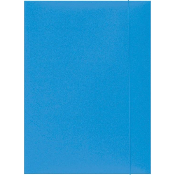  Office Products Teczka z gumką OFFICE PRODUCTS, karton, A4, 300gsm, 3-skrz., jasnoniebiska