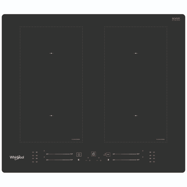 Whirlpool WL S7260 NE Zwart Ingebouwd 59 cm Inductiekookplaat zones 4 zone(s)