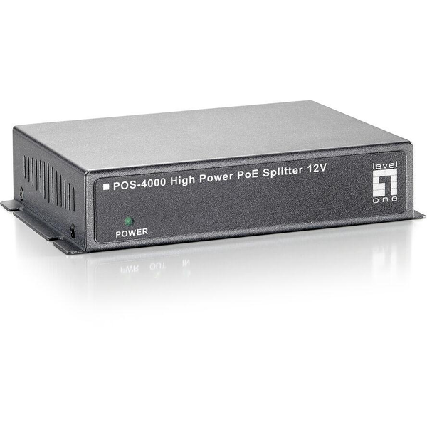 LevelOne POS-4000 network splitter Grijs Power over Ethernet (PoE)