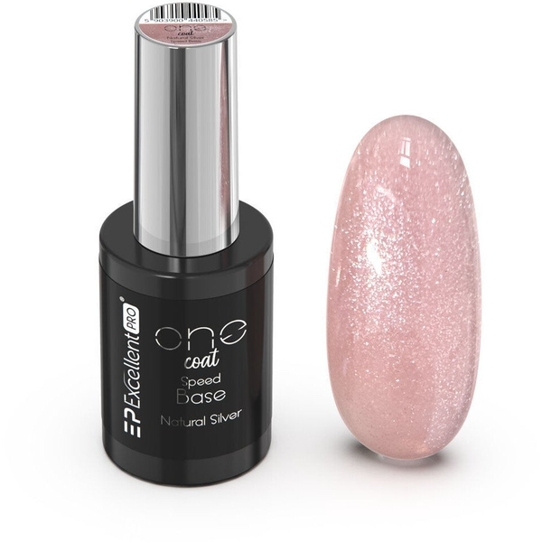 EXCELLENT PRO_One Coat Speed Base kryjąca baza hybrydowa Natural Silver 11g
