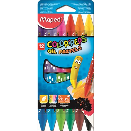 Maped Color'Peps Olajpasztell kréta 12 db (864010)