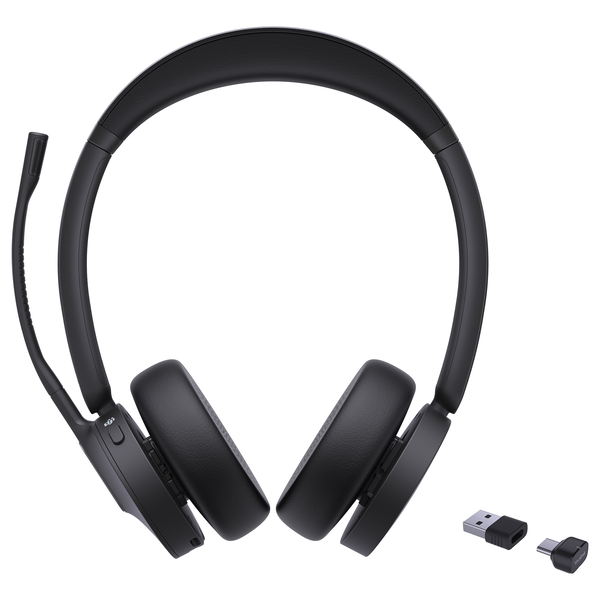 Yealink BH70 Dual Teams Trådløs Kontor/Callcenter USB Type-C / USB Type-A Bluetooth Sort