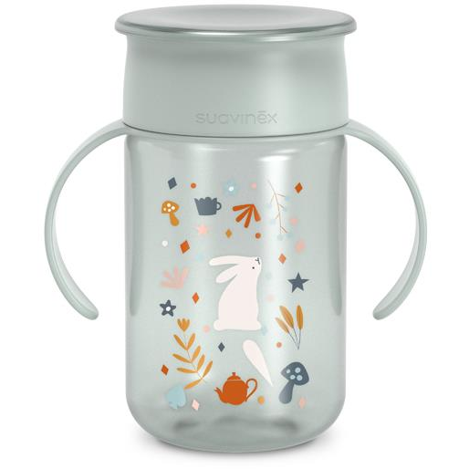 Suavinex Wonderland 360° 340 ml - zöld