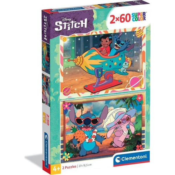 Clementoni Supercolor 24822 puzzle 60 pz Cartoni