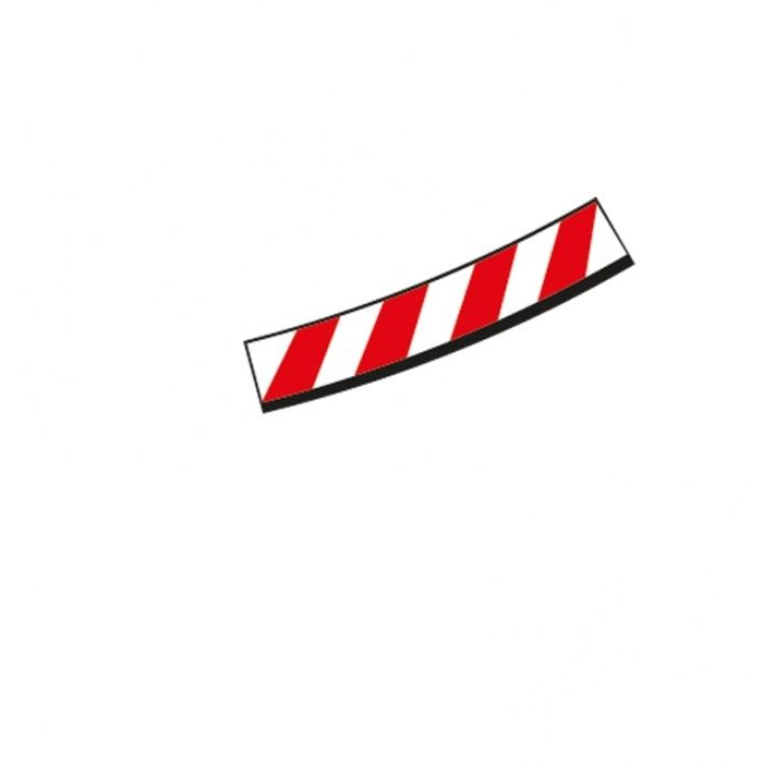 Carrera EVO/D132/D124 - 20596 belső kerékvető 4/15° döntött kanyarhoz (GCX3426) (GCX3426)