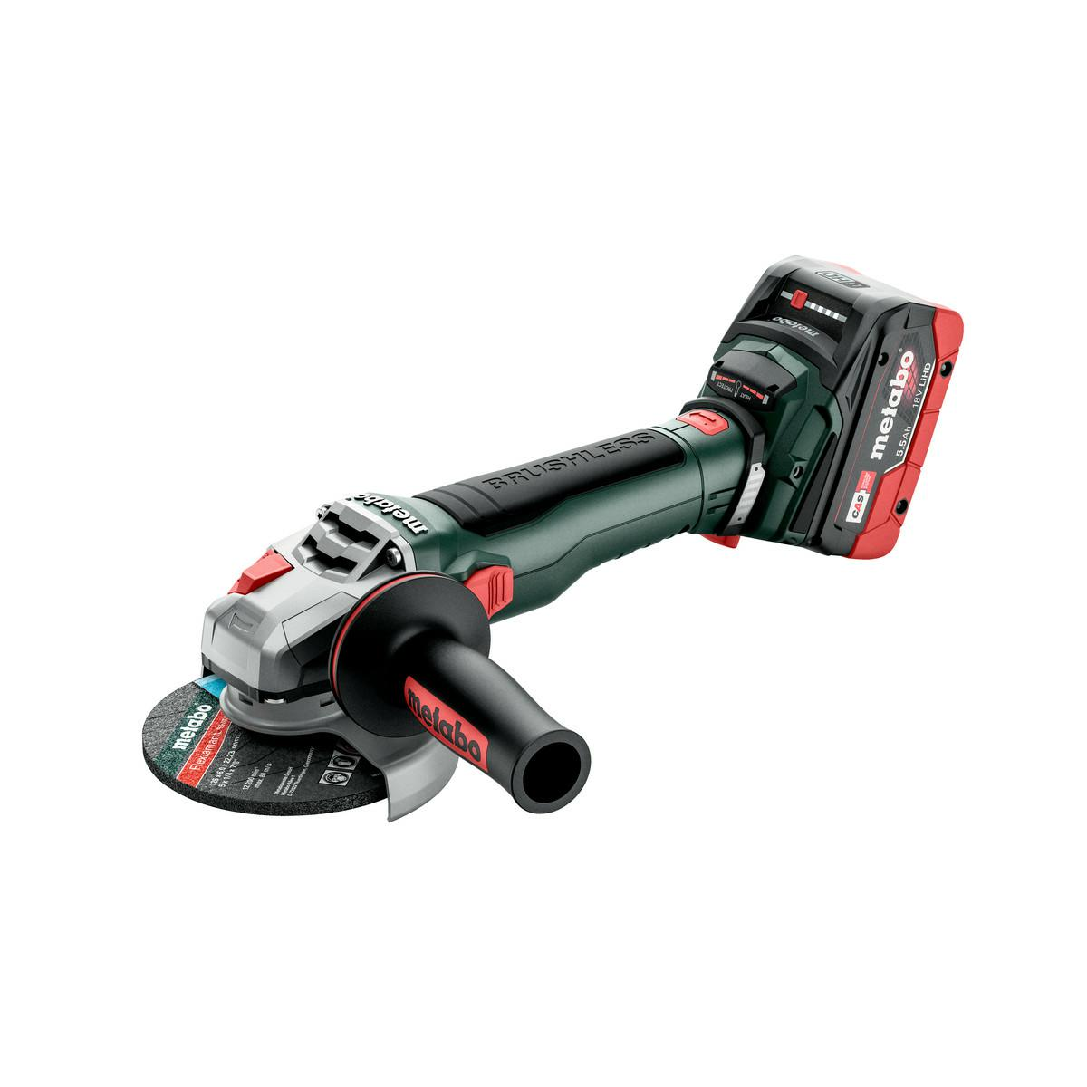 Metabo WB 18 LT BL 11-125 (613054660) Akkus sarokcsiszoló 125 mm 18 V 5.5 Ah (613054660)