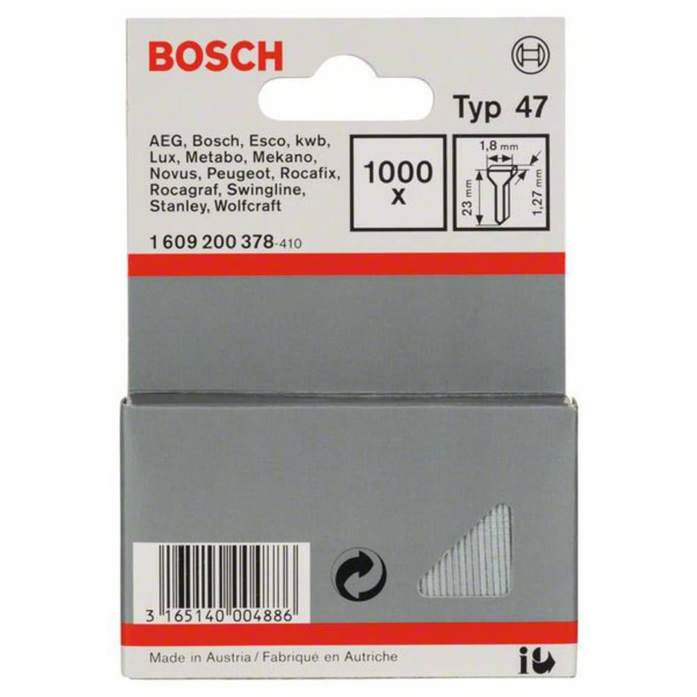 Bosch 47-es típusú szög 1000 db (1609200378) (bosch1609200378)