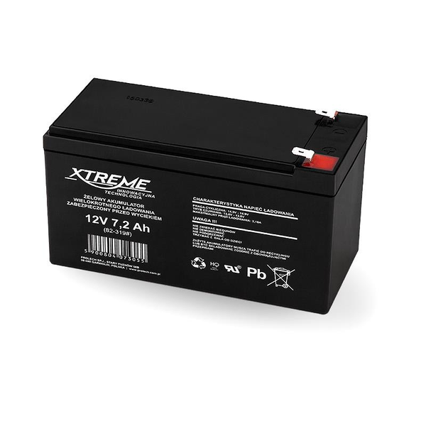 Baterie Xtreme 12 V 7,2 Ah