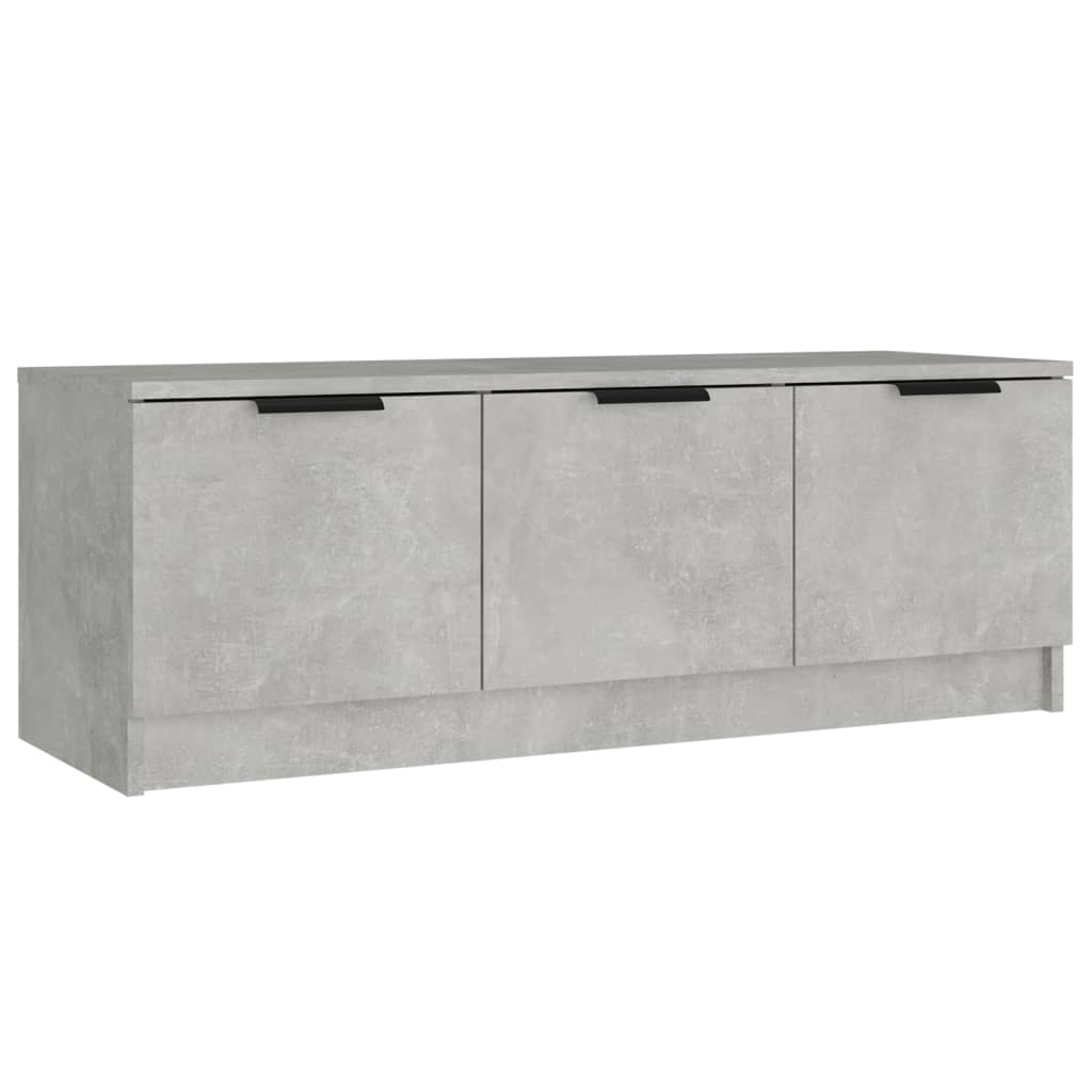 betonszürke szerelt fa TV-szekrény 102 x 35 x 36,5 cm (811362)