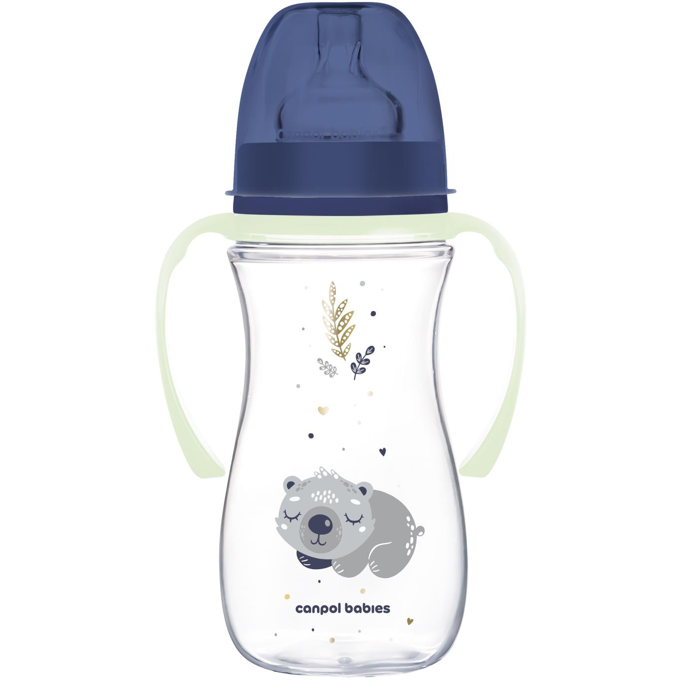 Canpol babák Sleepy Koala EasyStart Anticolic cumisüveg 300 ml, kék