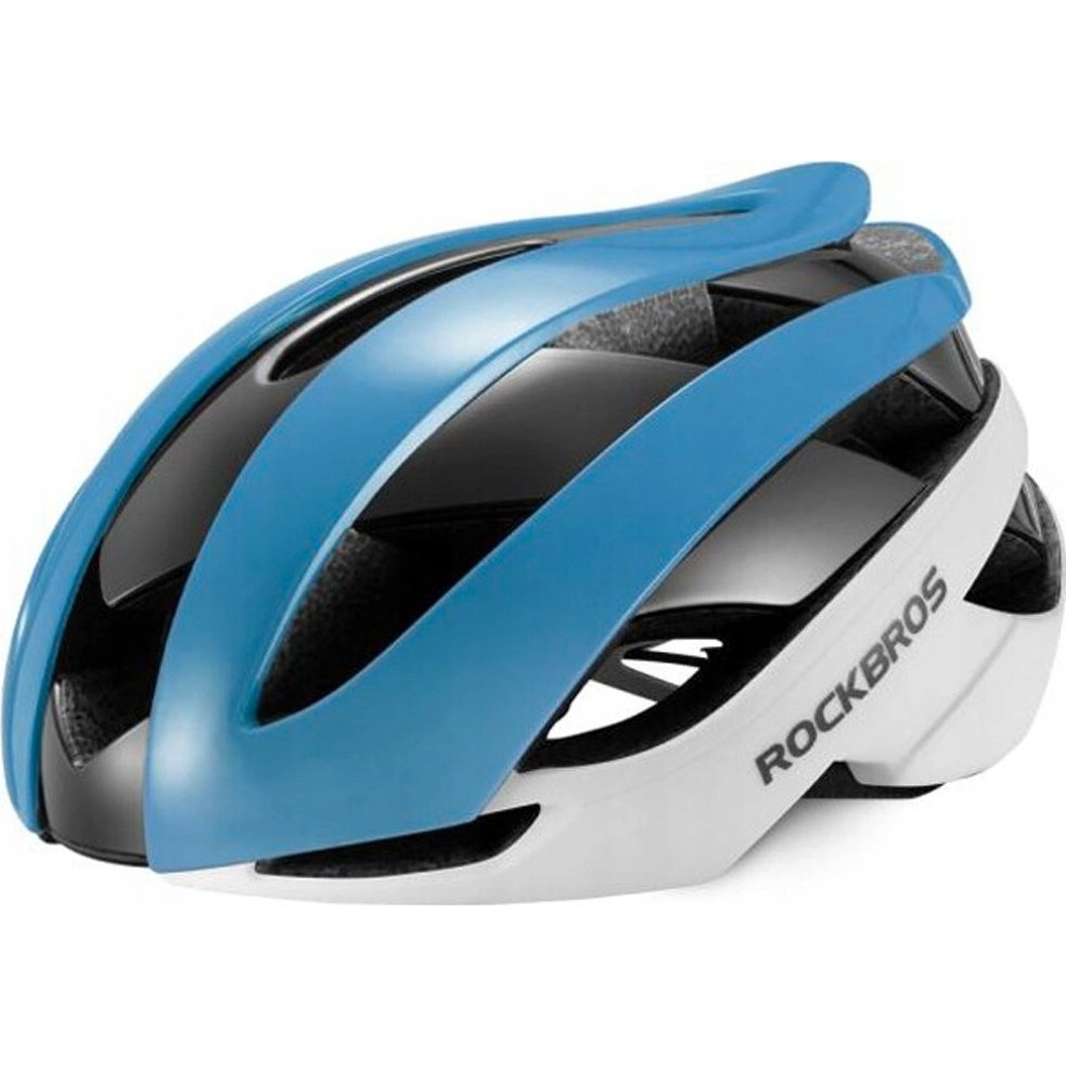 Rockbros 10110004004 Kerékpáros Sisak - Fehér / Kék (M 55-58cm) (1024413)