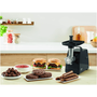 Месомелачка Tefal HV7 Plus 6 в 1 NE553838, 2000 W, 2.8 кг/мин, Аксесоари за колбаси, доматен сок, 3 решетки от неръждаема стомана, Черен
