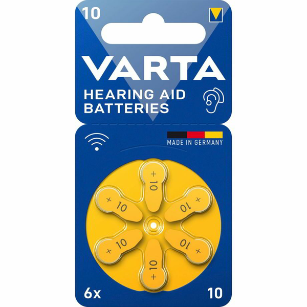 Varta 10 Engangsbatteri PR70 Zink-luft