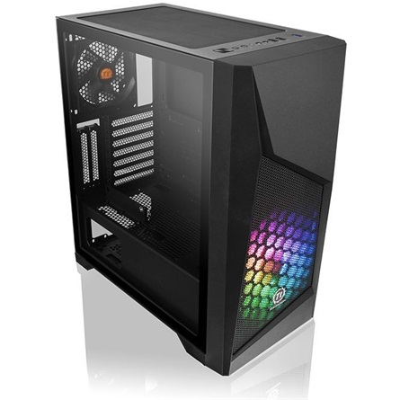Thermaltake Commander G32 TG ARGB táp nélküli ablakos ATX számítógépház fekete