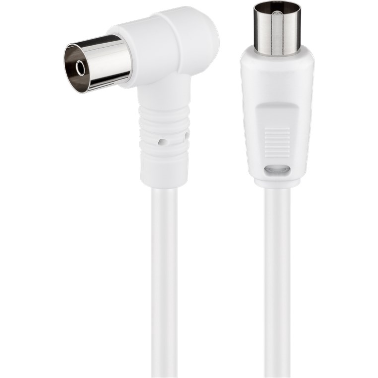 Goobay 67360 Koax antenna kábel 2.5m - Fehér (67360)