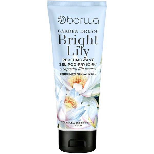 BARWA Garden Dream Bright Lily Perfumowany żel pod prysznic - Lilia wodna 200 ml