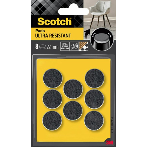 3M SP87A34 padlóvédő bútoralátét 8 db Kör