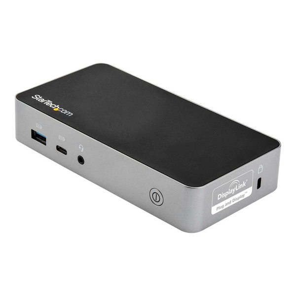 StarTech.com DK30CHHPDEU докинг станция Жичен USB 3.2 Gen 1 (3.1 Gen 1) Type-C Черен, Сребърен
