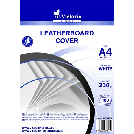 Victoria A4 karton hátlap - Fehér (100 db / csomag) (6007001)