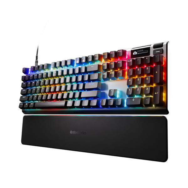 Steelseries Apex Pro Gen 3 USB Mechanikus Vezetékes Gaming Billentyűzet US - Szürke/RGB