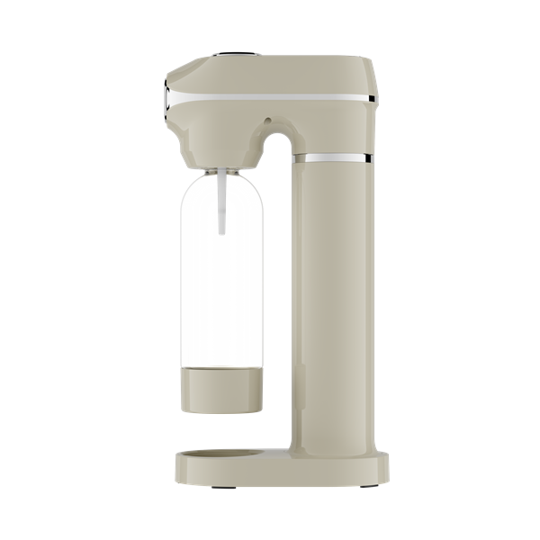 TOO SODA-M-100-B Апарат за газирани напитки с манометър 1L бутилка Бежов