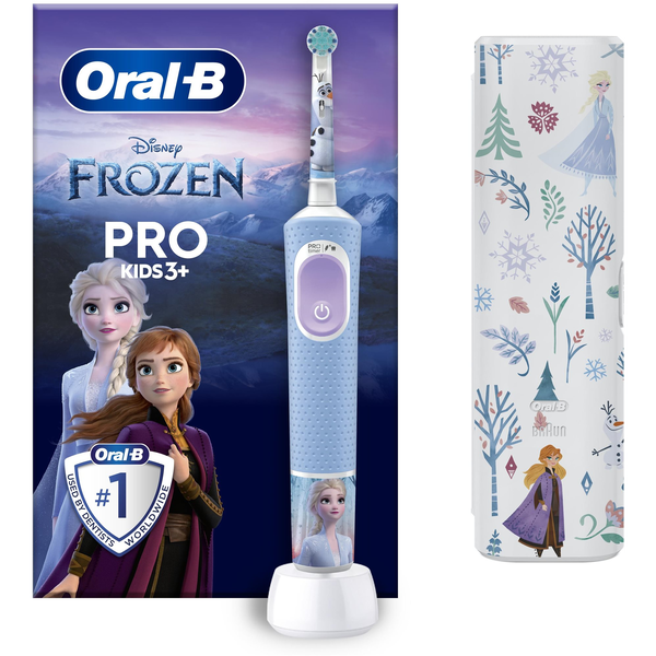Oral-B Pro Kids Bambino Spazzolino rotante-oscillante Blu, Bianco