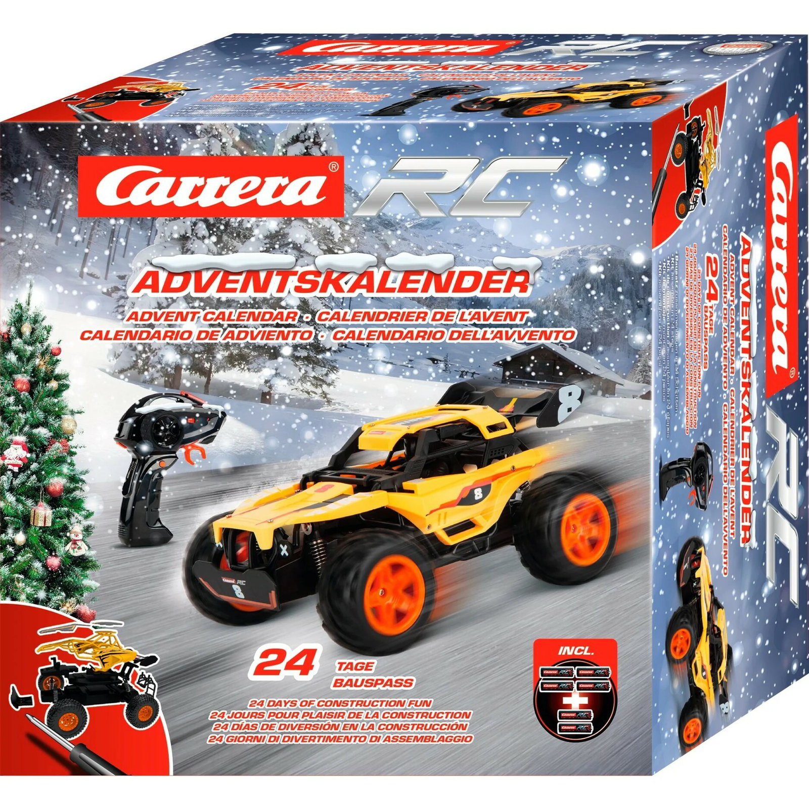 Carrera RC 2,4 GHz Xmas Összeépíthető távirányítós Offroad autó Adventi Kalendárium 2024 (370160150)