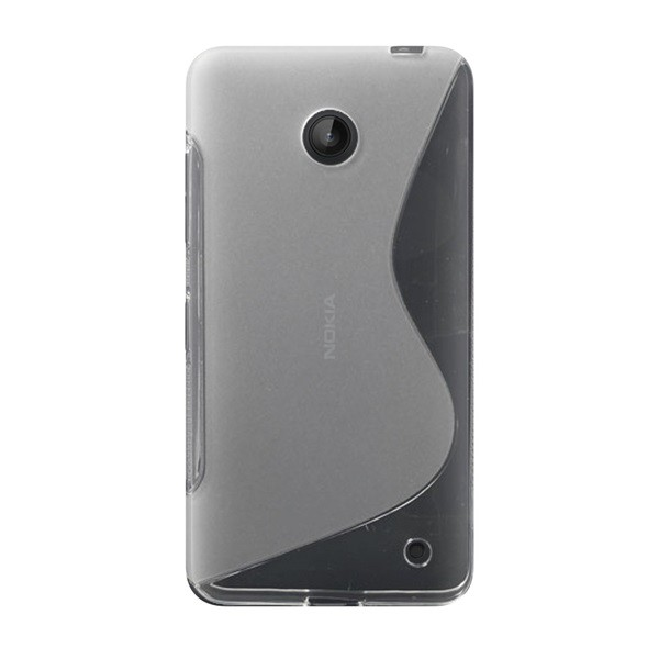 Szilikon telefonvédő (S-line) ÁTLÁTSZÓ [Nokia Lumia 635] (5996457446940)
