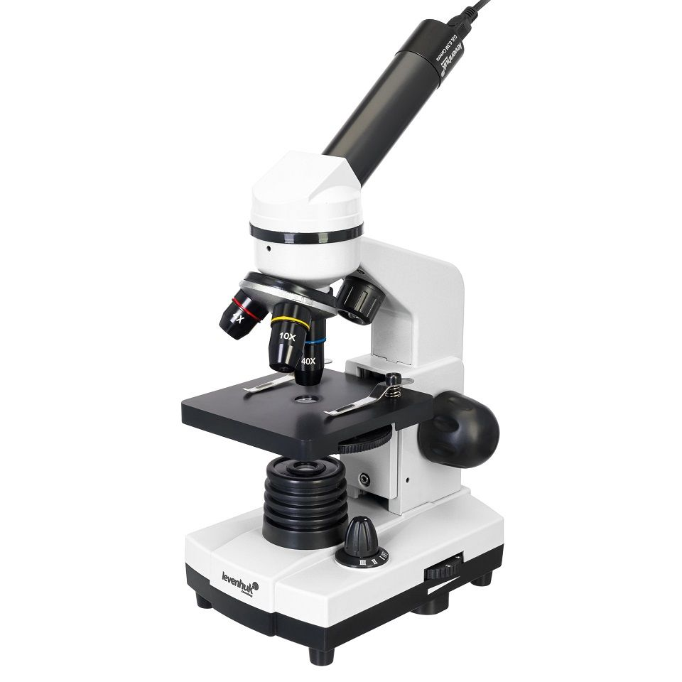 Levenhuk 40-400X 0,3M digitális mikroszkóp készlet magyar könyvvel Rainbow D2L Holdkő (70245) (70245)