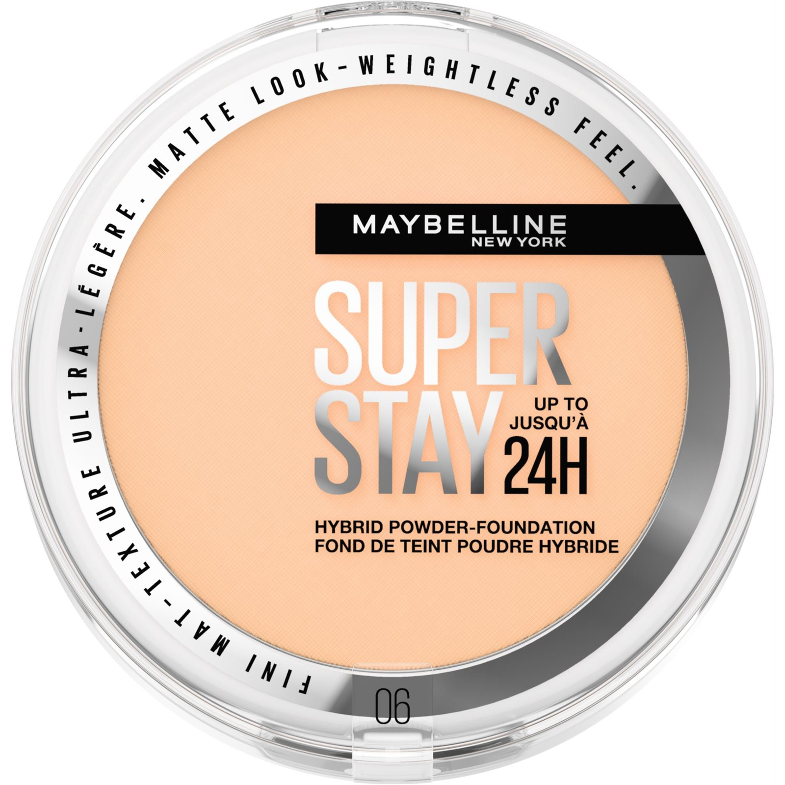 MAYBELLINE NEW YORK SuperStay 24H Hybrid Powder-Foundation 06, 9 g (3600531666606)