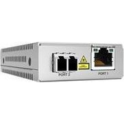 Allied Telesis AT-MMC2000LX/LC-TAA-60 netwerk media converter 1000 Mbit/s 1310 nm Single-mode Grijs