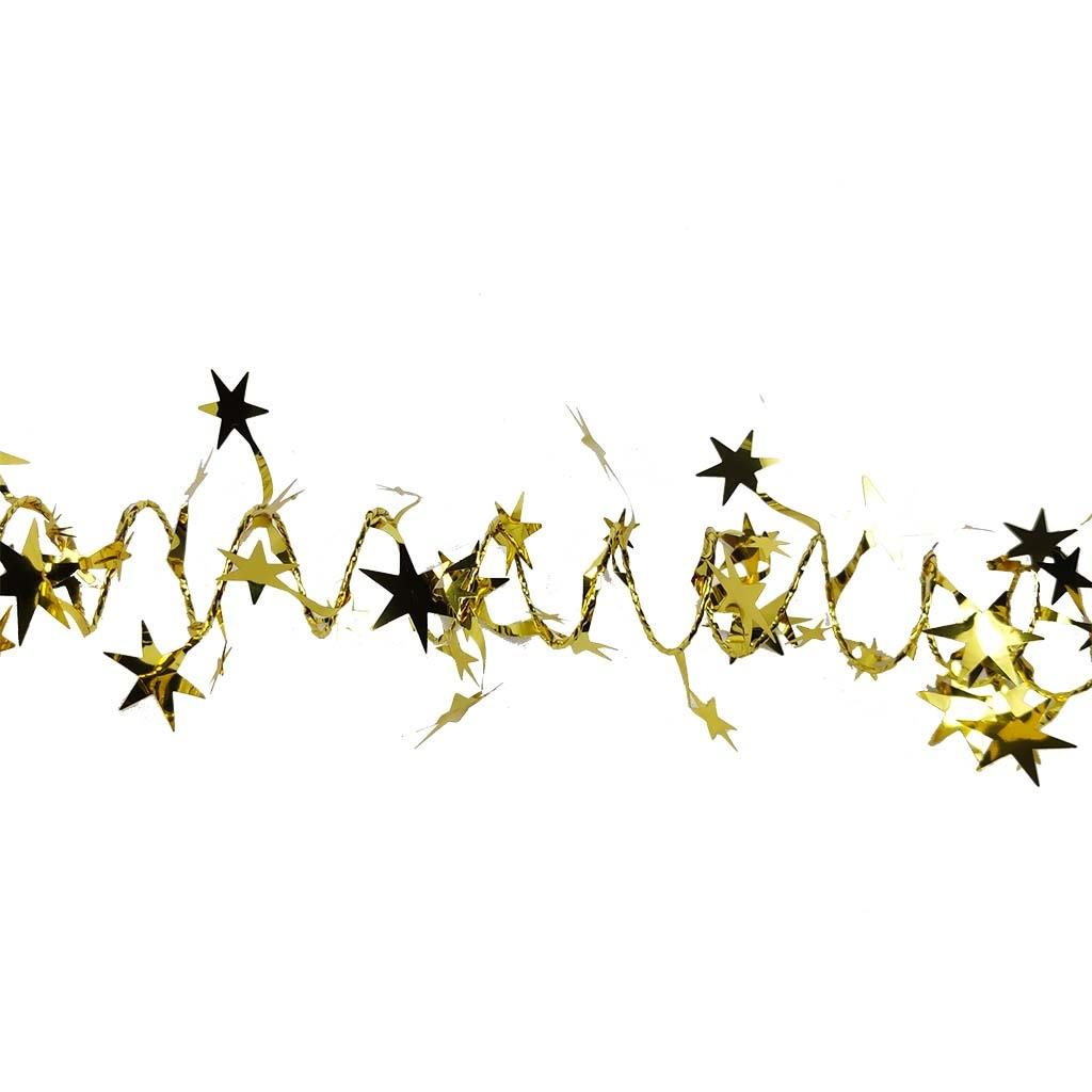 LAALU aranyozott lánc csillagokkal, 2 m (LAU-2130)