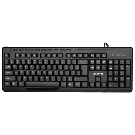 GIGABYTE KM6300 tastiera Mouse incluso USB Nero