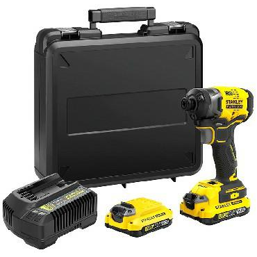 Rázový utahovák Stanley Fatmax 18 V 190 Nm s kufříkem a akumulátory