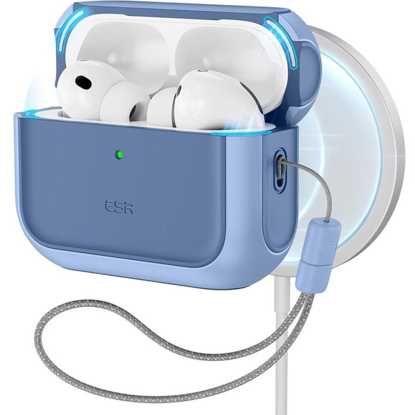 ESR tok AirPods Pro 3 készülékhez MagSafe tok pórázzal, fülhallgató tok